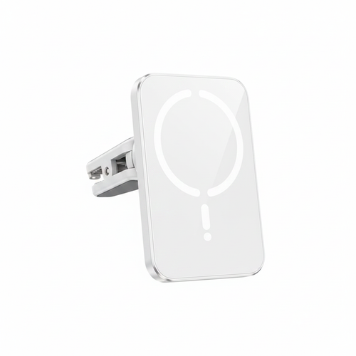 Chargeur voiture magnétique blanc